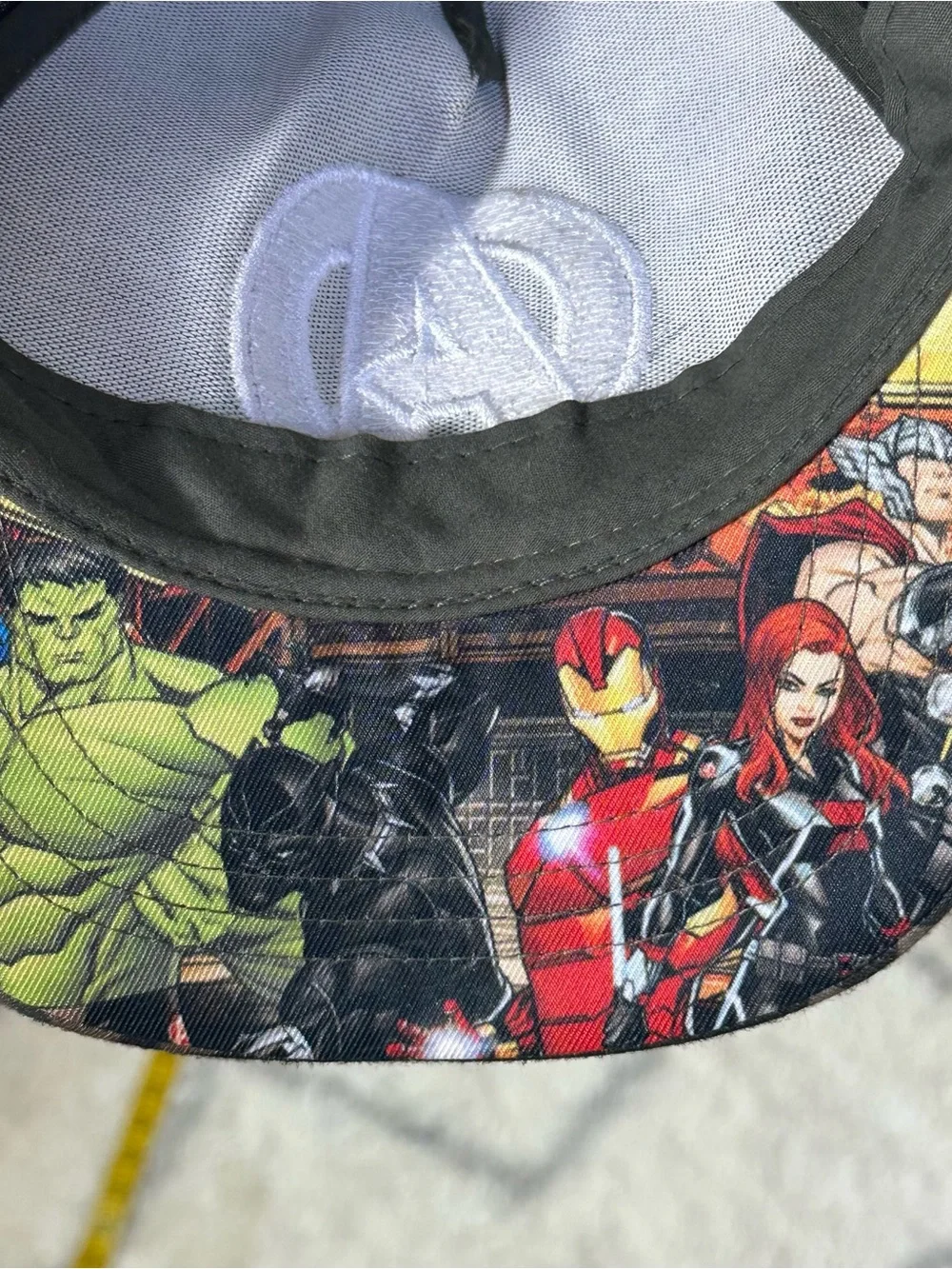 Avenger Camo Snapback Cap - Olive & Black